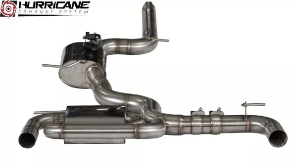 Hurricane Exhaust 3.5" ECE Klappenanlage für VW Golf GTI 7.5 Performance OPF V3